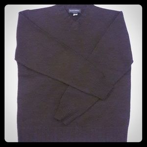 Banana Republic Men's V-Neck Sweater - Dark Brown